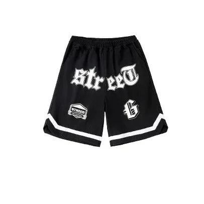 New Summer Teens Loose Blue T-Shirt Pants Black Shorts Boys Hip Hop Outfits Modern Jazz Dance Costume Girl Kpop Performance Wear