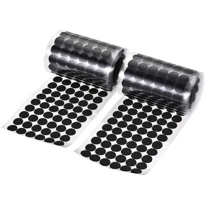 99pairs 10/15/20mm Transparent Sticky Dots Self Adhesive Hook and Loop Fastener Tape Strong Glue Baby Round Coin Tape Sticker