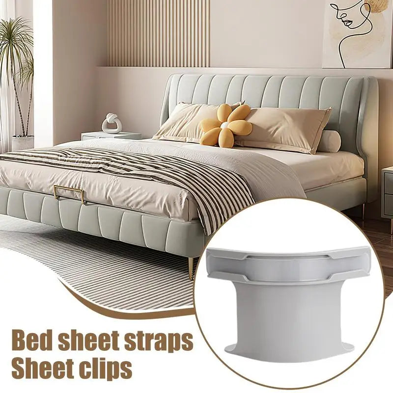 4pcs Heavy Duty Bedsheet Corner Tightener Clips High-quality materials durable and reliable Bed Sheet Grippers for Protectors