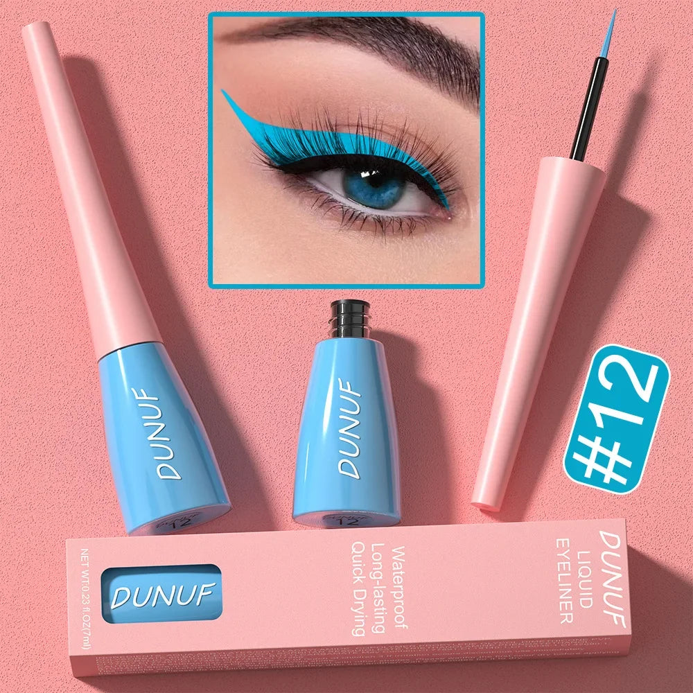Liquid Blue Eyeliner Pencil Waterproof