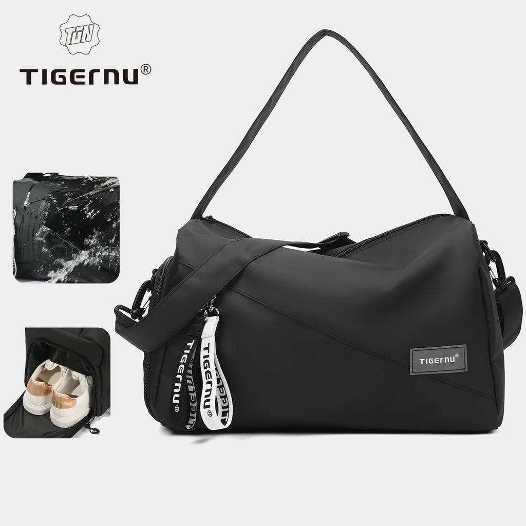 Tigernu Women's Sports Gym Bag with Shoe Compartment
