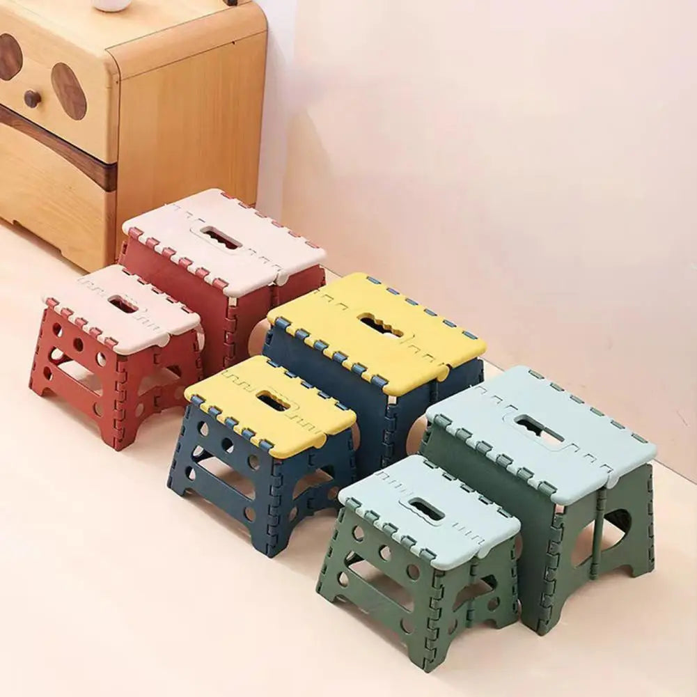 Folding Step Stool Portable Chair Seat For Home Bathroom Kitchen Garden Camping Kids And Adults Use Chair Seat