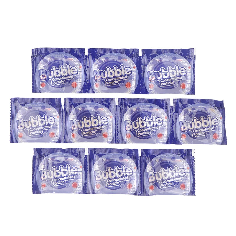 10PCS Bubble Concentrate Particles Children's Bubble Liquid Toy Accessories Soap Water Toy Making Bubble Summer Toy