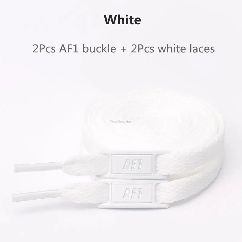 AF1 Shoelaces White Flats Air Force One Accessories