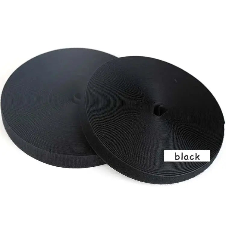 10M/Pair Hook and Loop Tape Nylon Heavy Duty Sticky Strips Reusable Fastener Roll Strips Sewing Adhesive Velcros Tape20-50mm