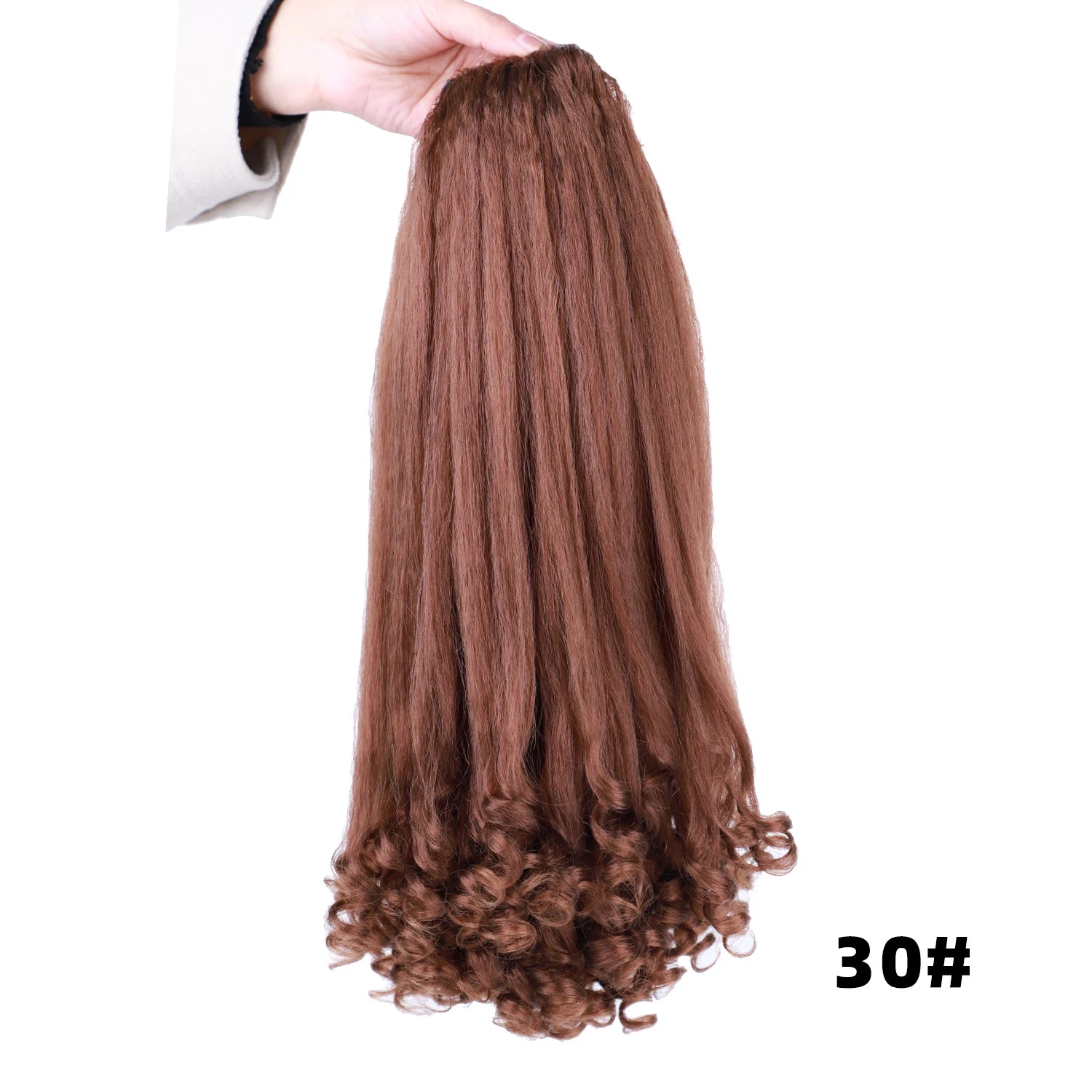Lydia Tail Dancing Loose Curly Synthetic 20" Kinky Straight Hairpieces Two Plastic Comb Drawstring Ponytail Hair Extension Black