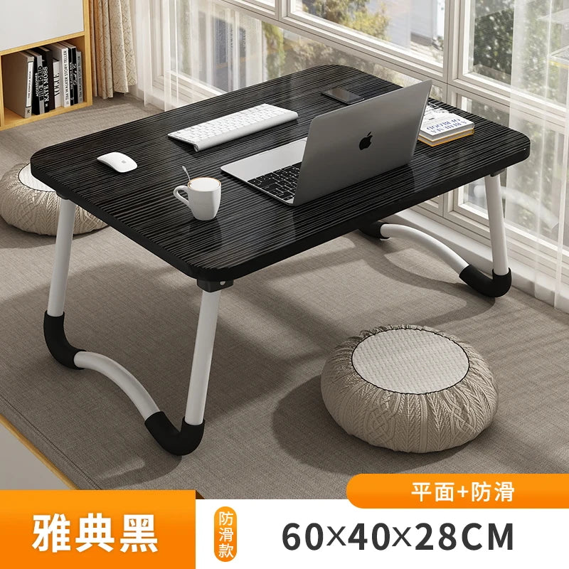 Bed Desk Lazy Portable Computer Desk Home Folding Table Bedroom Bay Window Sitting Small Table Student Dormitory Study Table