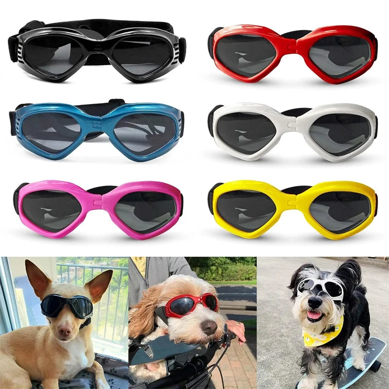 Foldable Pet Glasses Dog Goggles Fashion Sunglasses Summer Windproof Sunscreen Dogs Puppy Accessories Pet Supplies