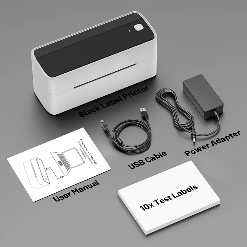 Phomemo 241 Portable Printer Thermal Label Printer Wireless Bluetooth Shipping Label Printer Compatible with Mobile PC Wide Used
