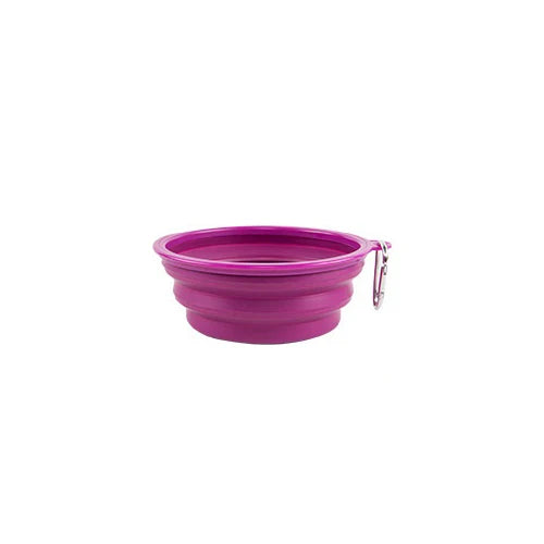 350ml/1000ml Folding Cat Dog Water Bowl Silicone Collapsible Dishes Pet Bowl Outdoor Puppy Food Container Feeder Dropshopping