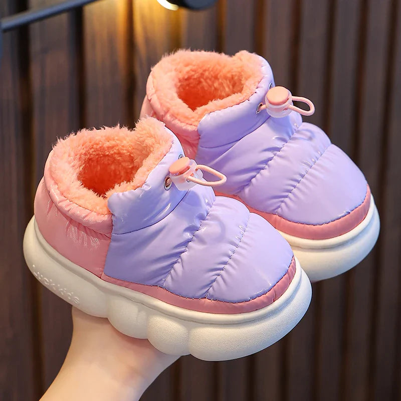 Multicolored Waterproof and Breathable Padded Shoes for Children-7