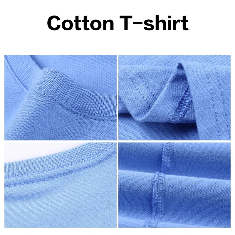 Cotton T-shirt Custom Logo Printing Work Clothes