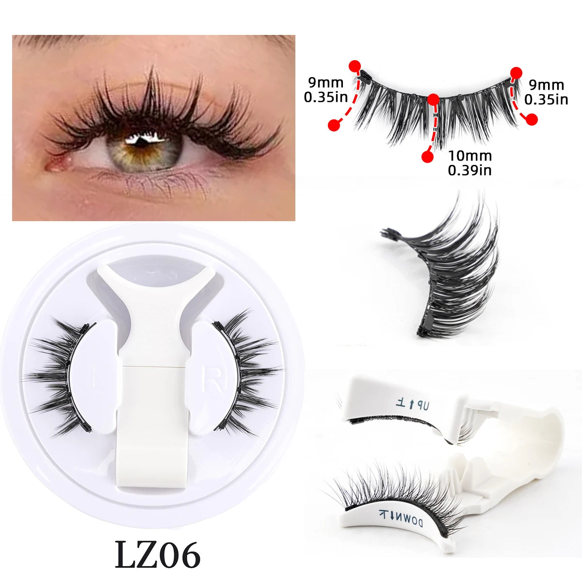 Magnetic Eyelashes - Fluffy Faux Mink Lashes Set