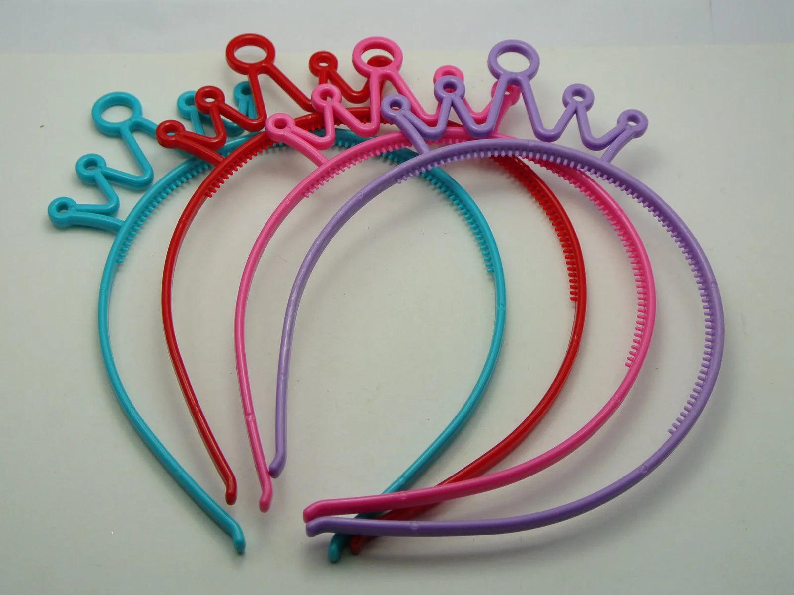 Plastic Crown Hair Tiara Princess Headband 10pcs