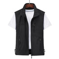 Spring and Summer Vest Jacket for Casual Sports, Waterproof, Windproof, Breathable, Ultra-thin Men's Fishing Vest