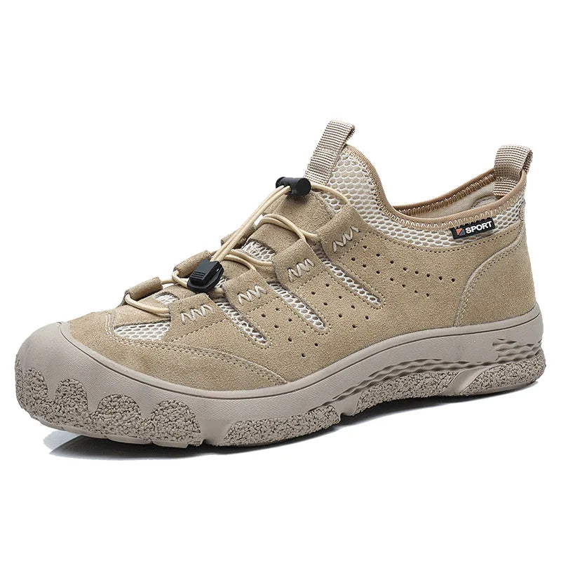 Work Safety Shoes Men Breathable Steel Toe Shoes Women Indestructible Work Sneakers Lightweight Protective Safety Boots