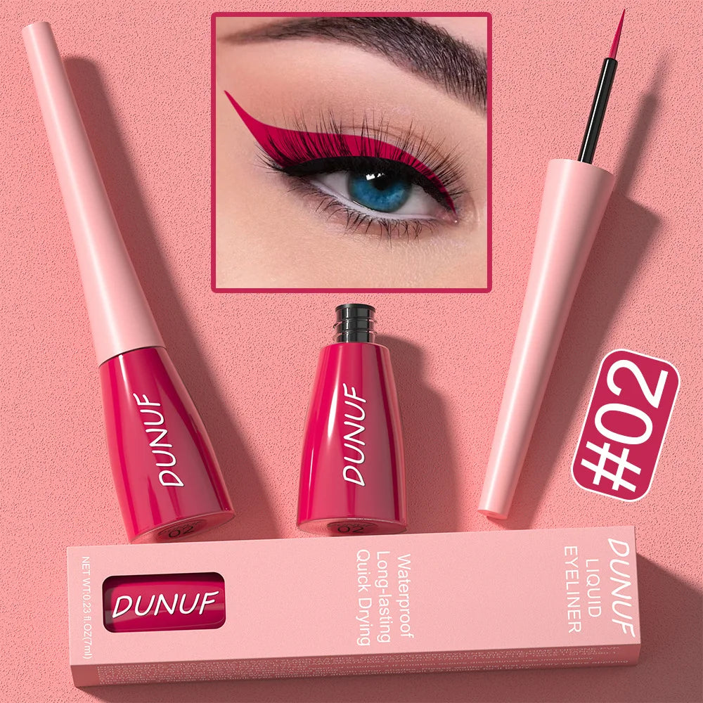Colourful Liquid Eyeliner Waterproof Matte 7ML