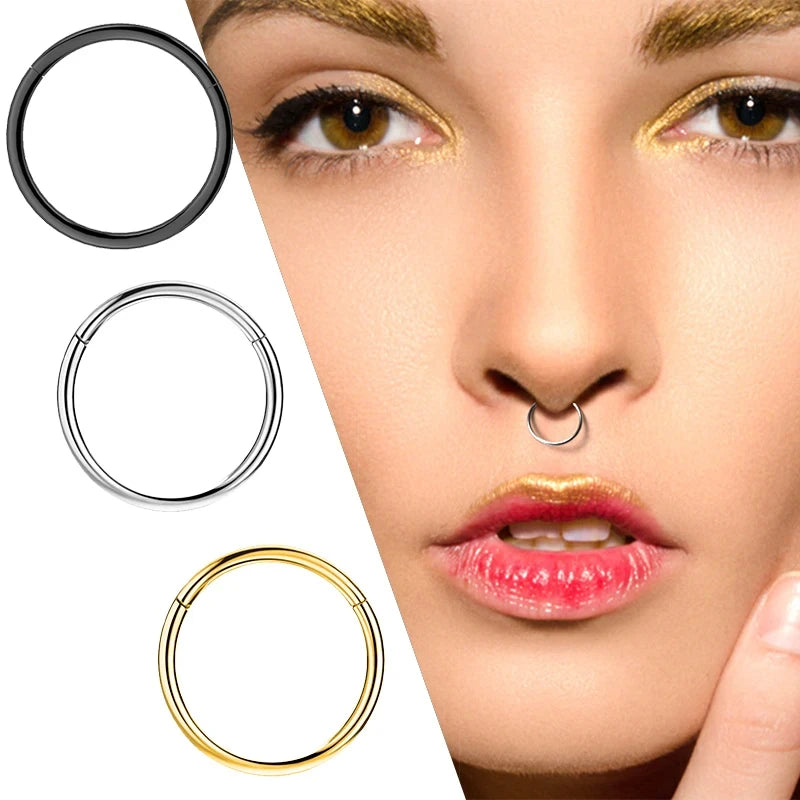 Stainless Steel Hoop Piercing - Nose, Septum & Cartilage