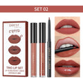 Matte Liquid Lipstick Lip Liner Set 3pcs