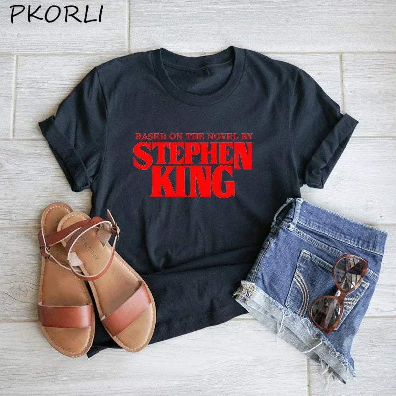 Stephen King T-Shirt Harajuku Horror Tee