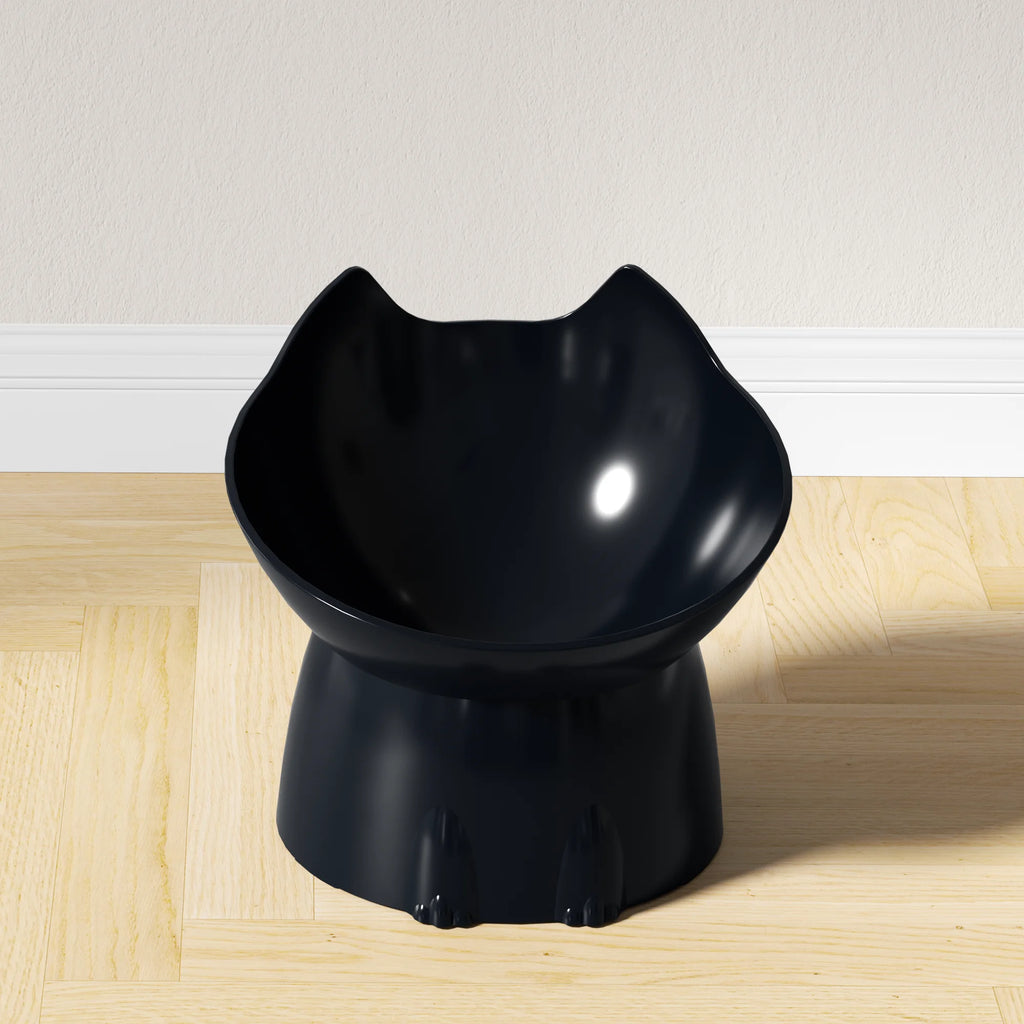 Elevated Cat Bowl Anti-Tip Raised Feeding Dish