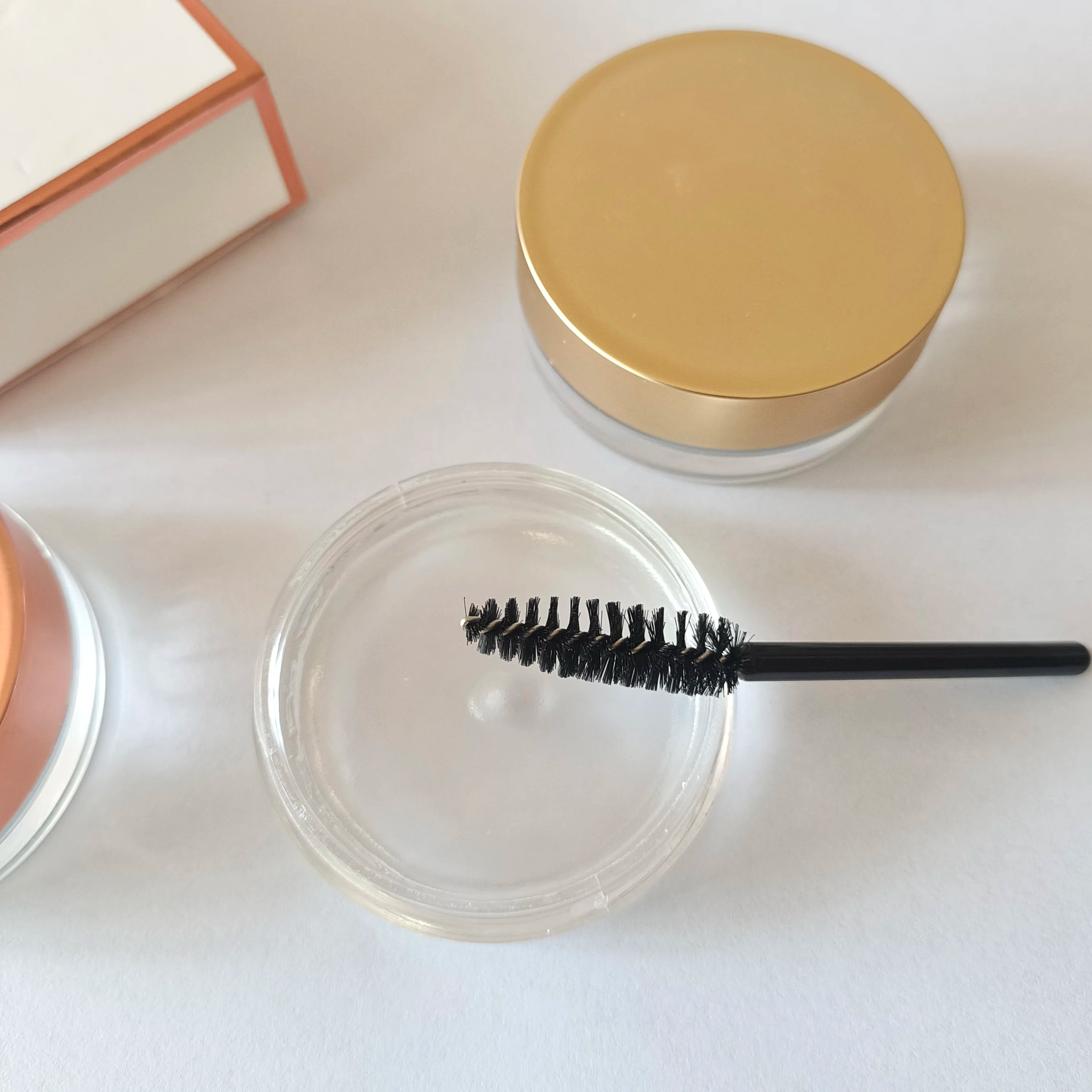Custom Soft Shaping Eyebrow Soap Styling Gel Private Label with Brush Natural Waterpoof Brows Wax Bulk Eye Brow Makeup Tools