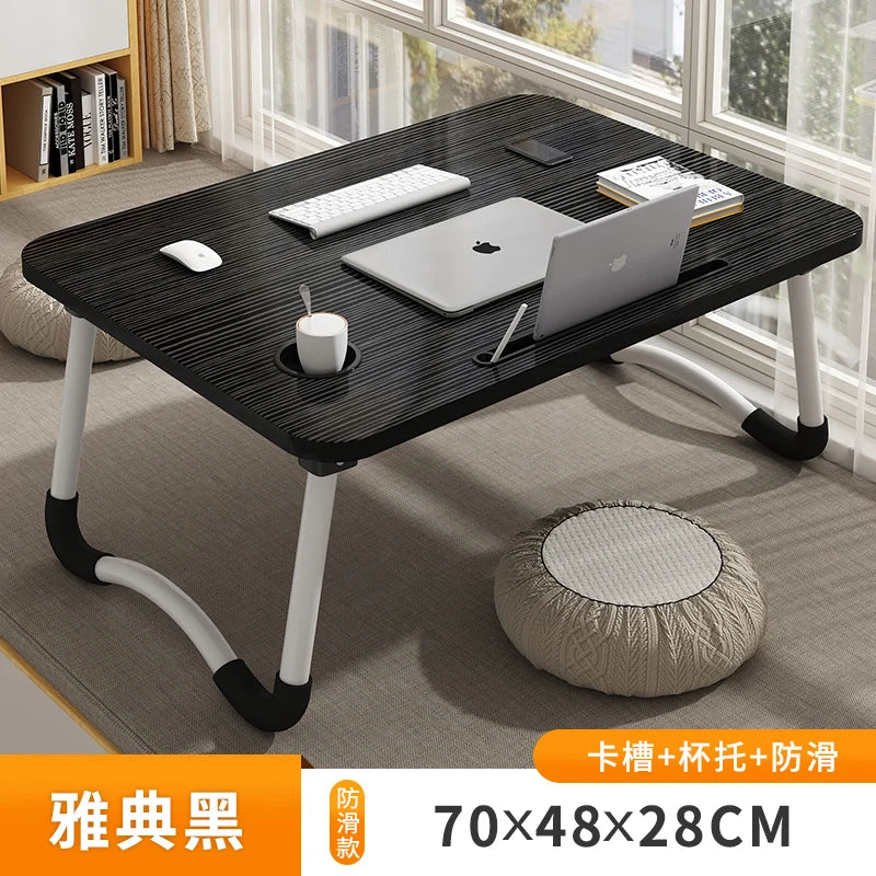 Bed Desk Lazy Portable Computer Desk Home Folding Table Bedroom Bay Window Sitting Small Table Student Dormitory Study Table