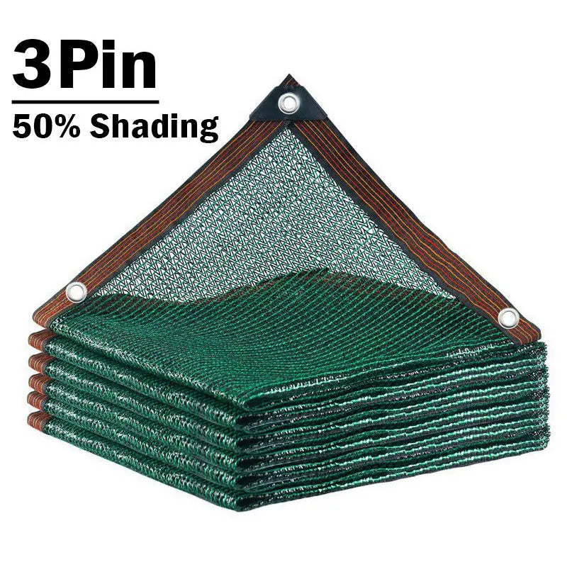 4 Colors 3Pin 50% Shading Garden Anti UV Black White Dark Green HDPE Sun Shade Net Bonsai Outdoor Succulent Plants Cover Mesh