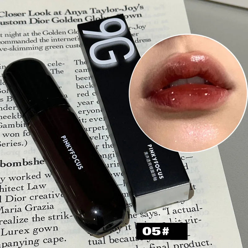 Red Brown Mirror Lip Glaze Liquid Lipstick