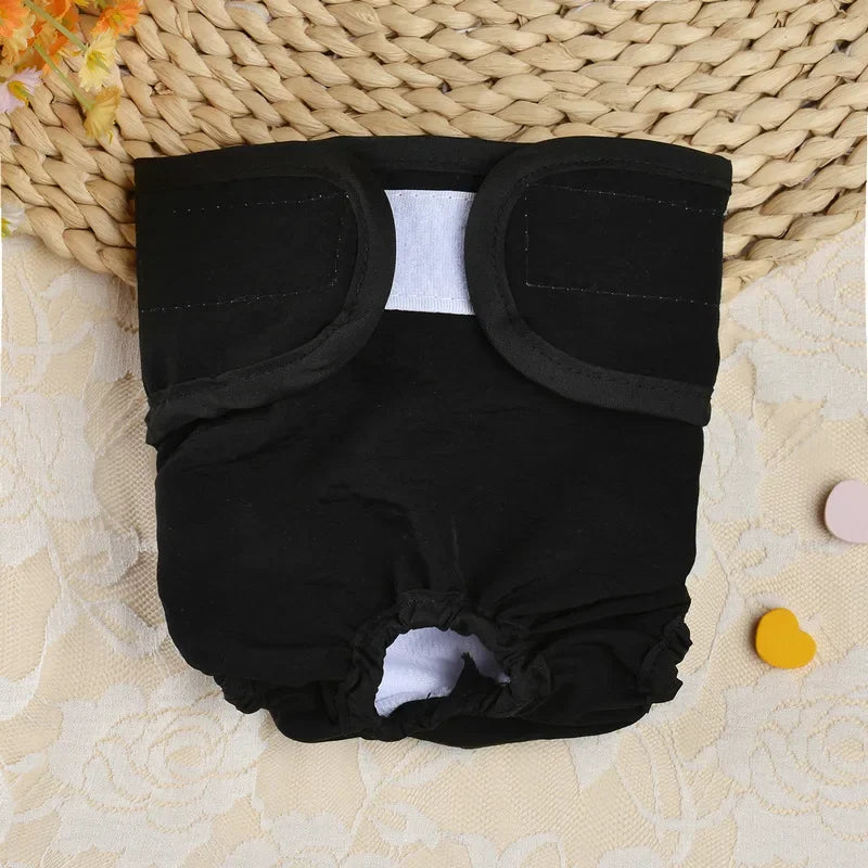 Reusable Sanitary Panties Washable Small Dog Pet Diapers Female Dogs Large Physiological Pants Shorts Male Cats Pet Menstruation