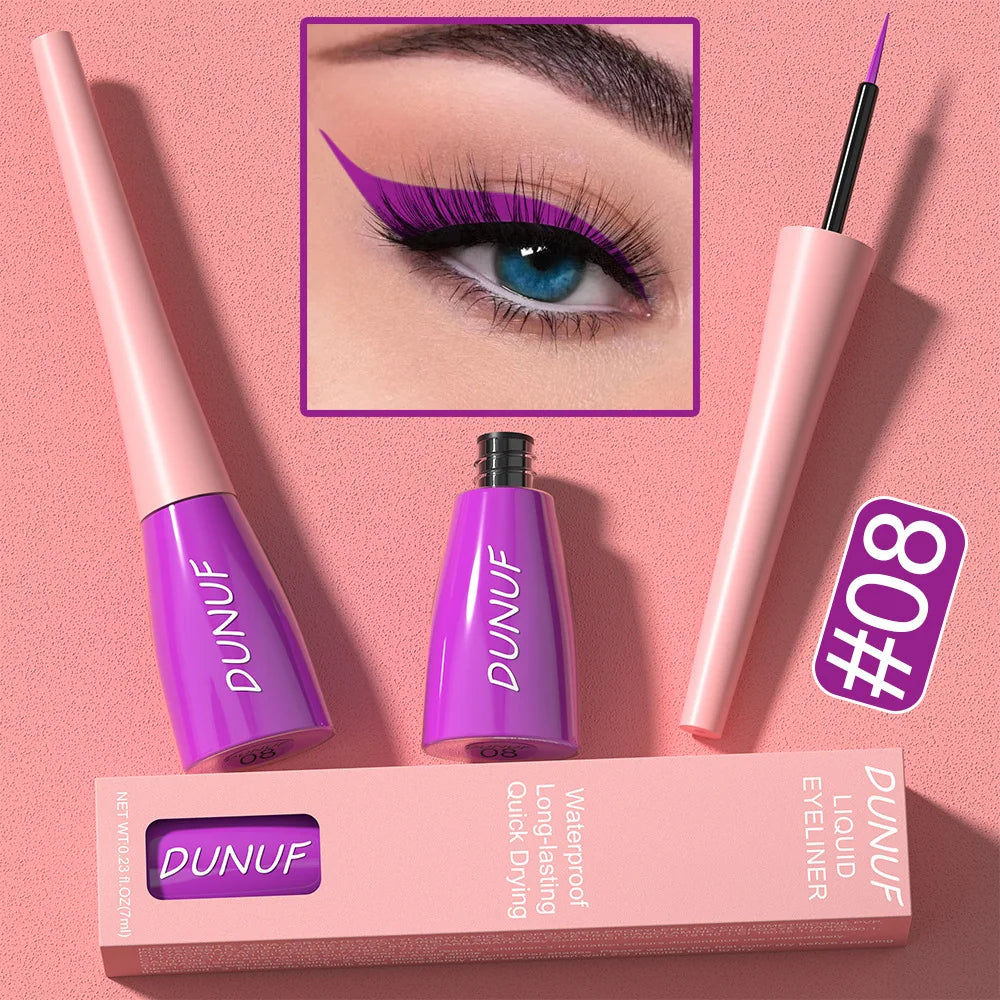 Colourful Liquid Eyeliner Waterproof Matte 7ML