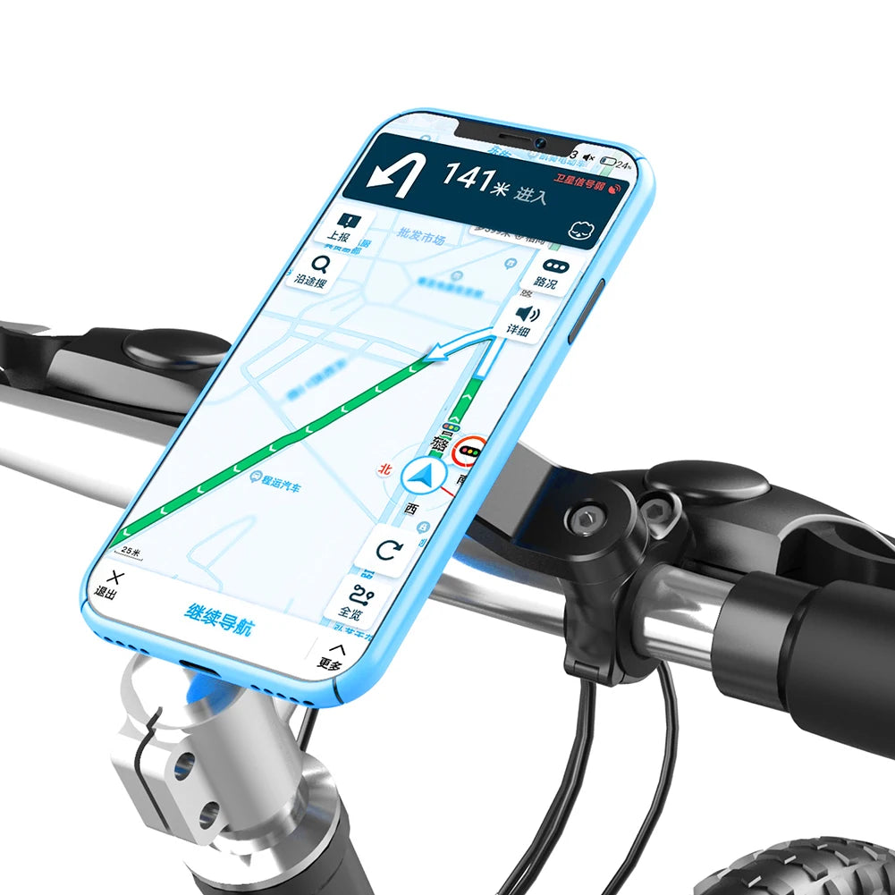 Motorcycle Bike Phone Holder QUAD LOCK Shock Absorber Phone Bracket Vibration Damper Self Lock Anti-shake MTB Handlebar Holder