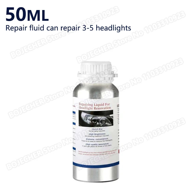 Car Headlight Polishing Restoration Kit 100ML