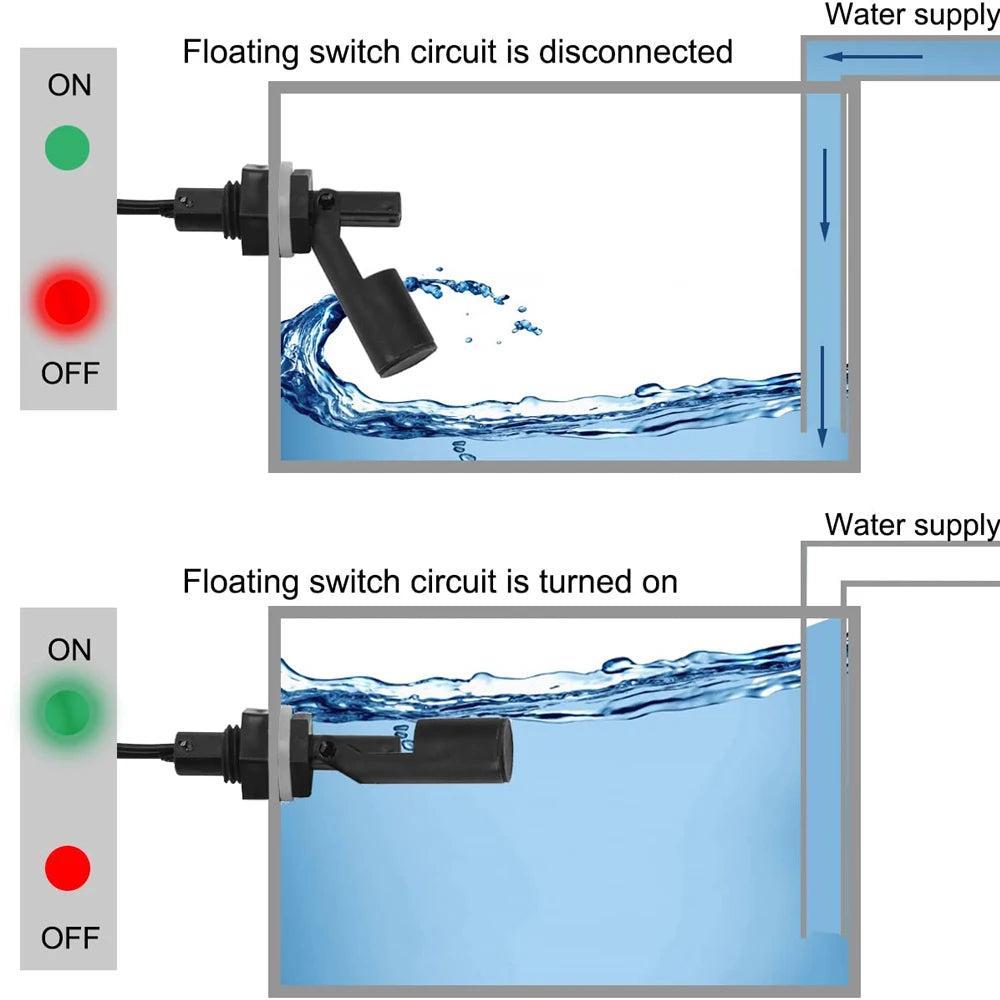 Liquid Water Level Sensor Float Switch Controller