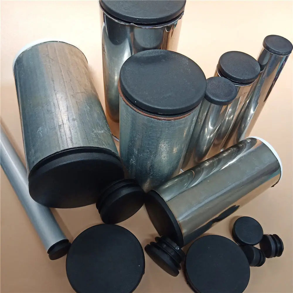 Round Pipe Inner Plug 10-60mm Tube End Cap for Table Chair Leg Dust Cover Protector Pads Leveling Feet Furniture Accessories