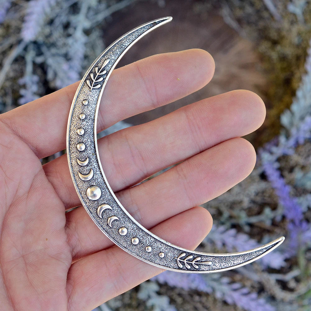 Filigree Celtics Moon Hair Forks For Women Viking Raven 3D Mandala Yoga Hair Sticks Unique Design Hairpin