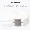 AF1 Shoelaces White Flats Air Force One Accessories