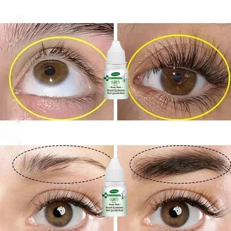 Fast Eyelash Growth Serum 7 Days Natural Eyelash Enhancer Longer Fuller Thicker Lashes Treatment New Products Eye Care Makeup ﻿