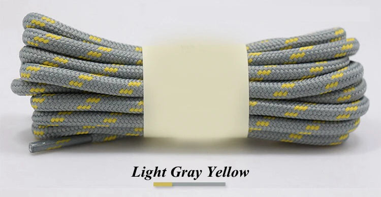 1Pair Round Shoelaces Durable Polyester Shoelace Outdoor Boots Sneakers Laces for Shoes 100/120/140/160cm Shoe Accessories