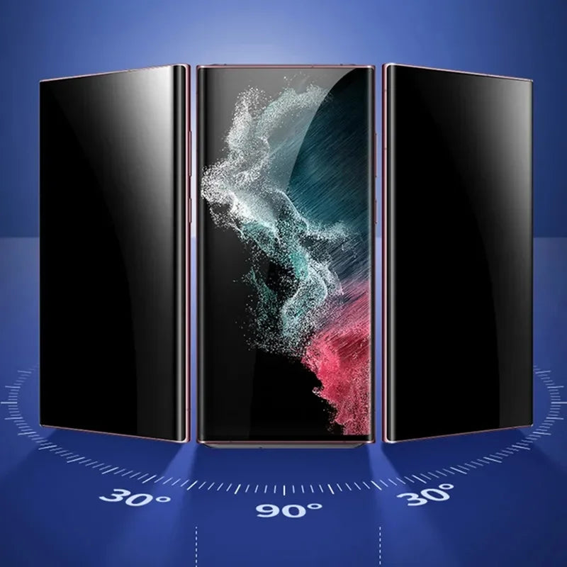 Samsung Galaxy S24/S23 Privacy Skärmskydd - 3-pack Ceramic