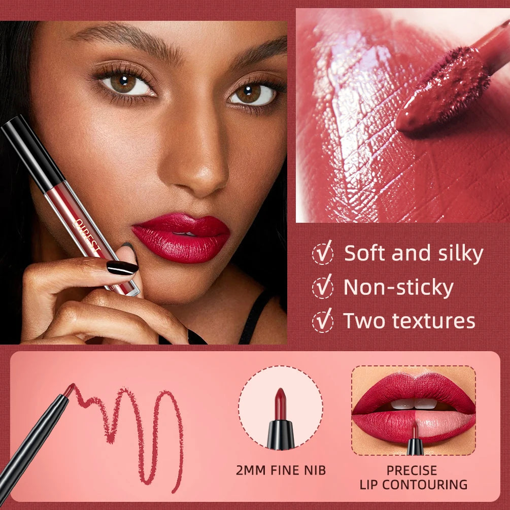 Matte Liquid Lipstick Lip Liner Set 3pcs