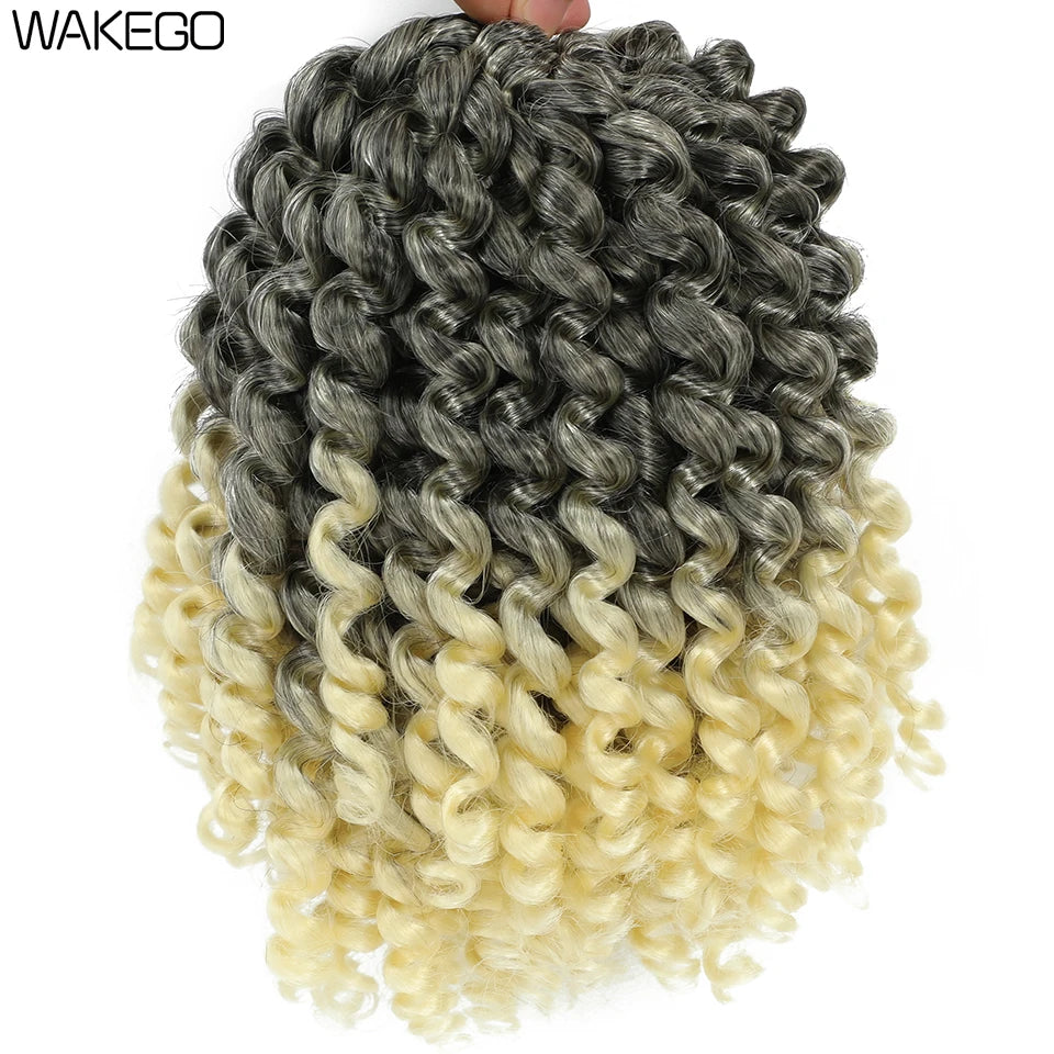 Jamaican Bounce Crochet Hair 8 Inches Curly