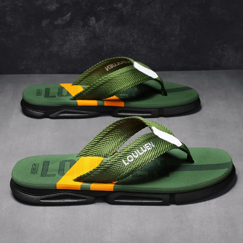 Men's Flip Flops Men Home Slippers Casual Beach Shoes Size 39-45