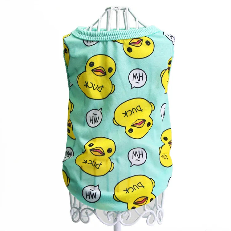 Cute Dog Clothes Soft Puppy Pajamas Outfits Pet Clothing for Small Dogs tshirts Spring Summer Yorkies Chihuahua Clothes 12c30
