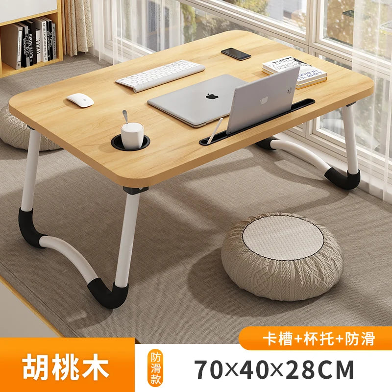 Bed Desk Lazy Portable Computer Desk Home Folding Table Bedroom Bay Window Sitting Small Table Student Dormitory Study Table