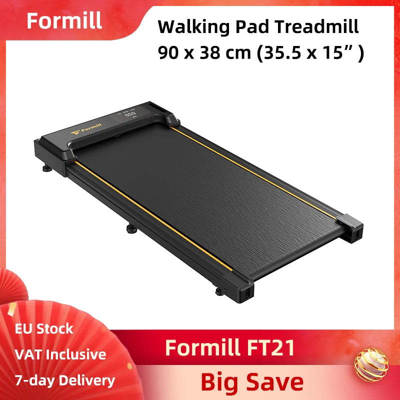 iScooter Formill FT21 Walking Pad Treadmill Portable Home Office Fitness Equipment Compact Quiet Non-slip Running Belt Laufband