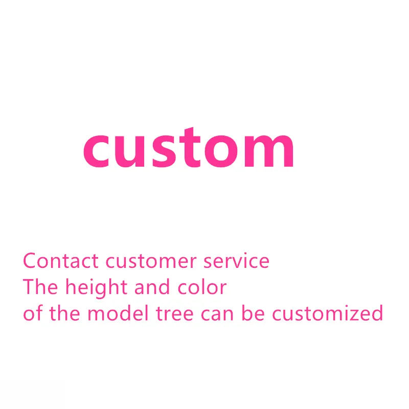 Scene model tree peach tree cherry tree micro-landscape garden rockery landscaping sand table DIY manual model material custom