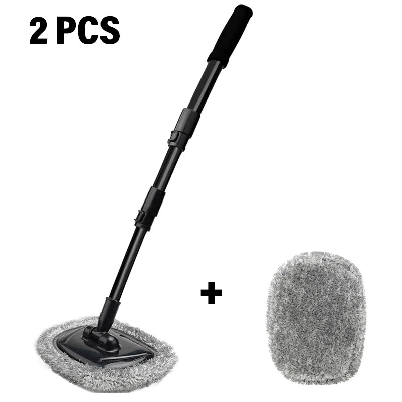 Car Wash Mop Telescoping Long Handle Brush