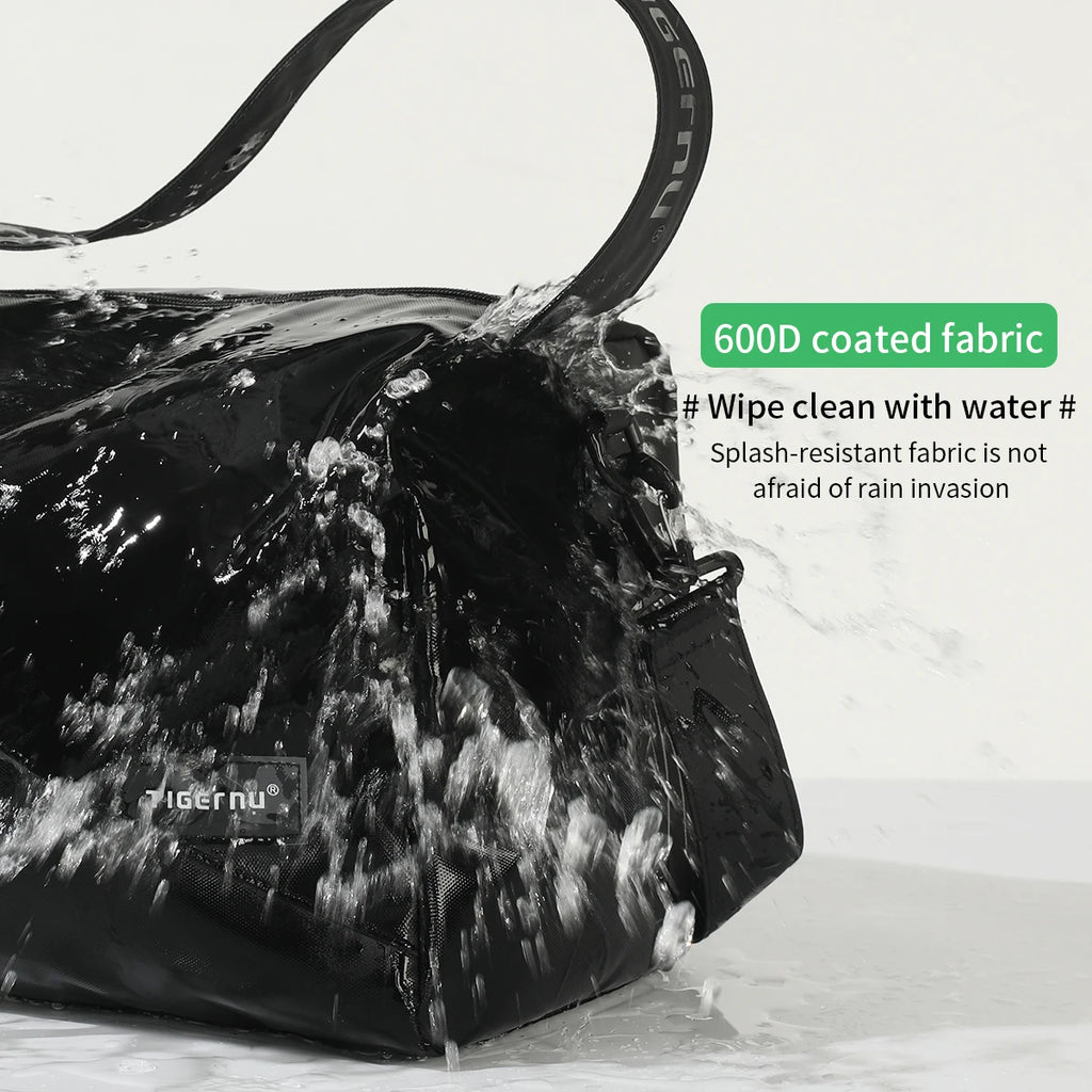 Tigernu Girl Sports Gym Bag FemaleTravel Duffel HandBags Fitness Bag With Shoes Compartment for Women Light Weight Shot Trip Bag