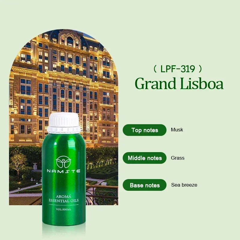 NAMSTE 500ML Hotel Essential Oil All Natural Rosewood Four Seasons Grand Lisboa Electric Aroma Diffuser Air Fresheners Regis